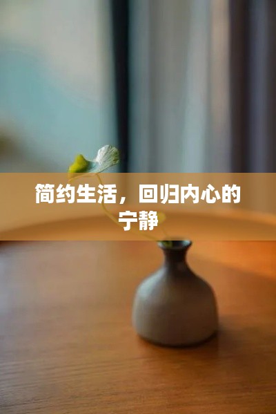 简约生活，回归内心的宁静