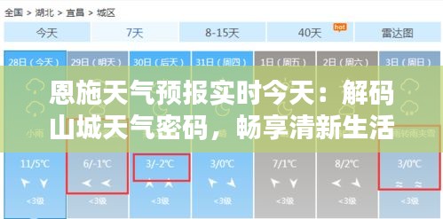 恩施天气预报实时今天：解码山城天气密码，畅享清新生活