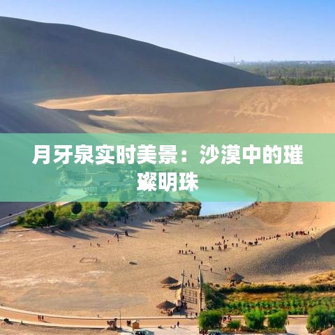 月牙泉实时美景：沙漠中的璀璨明珠