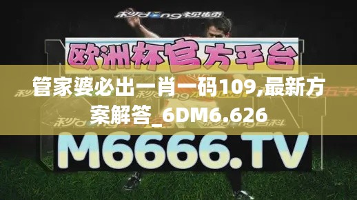 管家婆必出一肖一码109,最新方案解答_6DM6.626