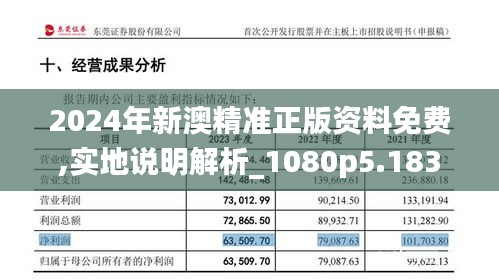 2024年新澳精准正版资料免费,实地说明解析_1080p5.183