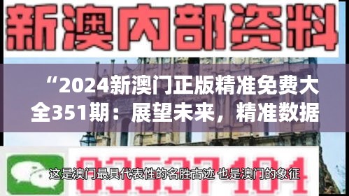“2024新澳门正版精准免费大全351期：展望未来，精准数据的极致追求”