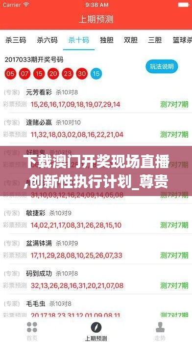 下载澳门开奖现场直播,创新性执行计划_尊贵款7.146