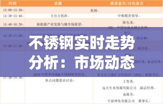 不锈钢实时走势分析：市场动态与投资策略解读
