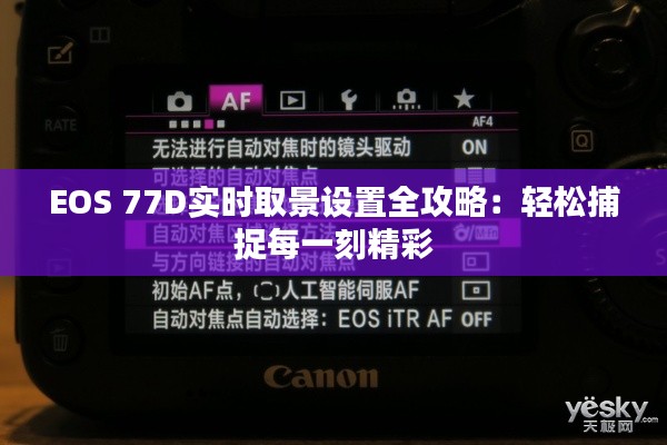 EOS 77D实时取景设置全攻略：轻松捕捉每一刻精彩