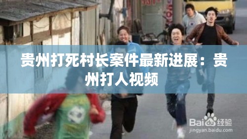 贵州打死村长案件最新进展:贵州打人视频