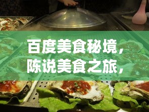 百度美食秘境，陈说美食之旅，探寻无尽风味世界