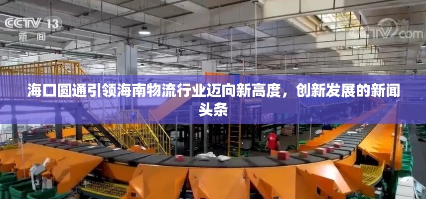 海口圆通引领海南物流行业迈向新高度，创新发展的新闻头条