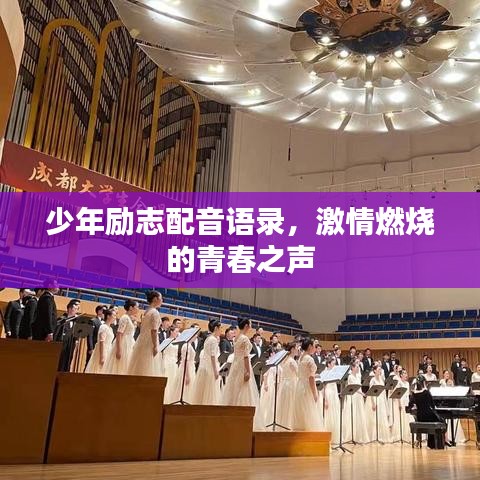 少年励志配音语录，激情燃烧的青春之声