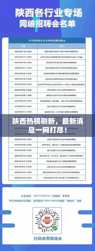 陕西热榜刷新，最新消息一网打尽！