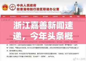 浙江嘉善新闻速递，今年头条概览