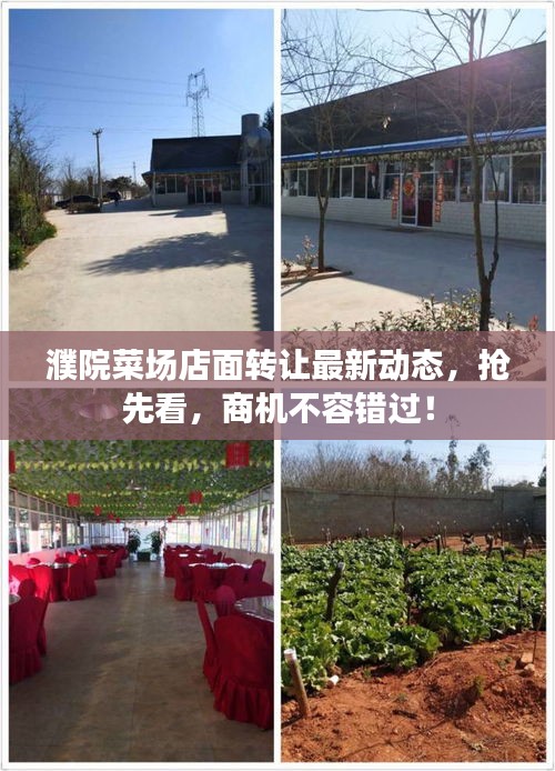 濮院菜场店面转让最新动态，抢先看，商机不容错过！