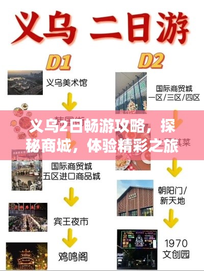 义乌2日畅游攻略，探秘商城，体验精彩之旅！