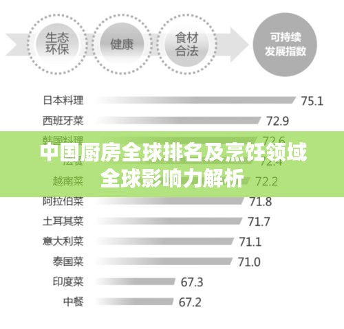 中国厨房全球排名及烹饪领域全球影响力解析