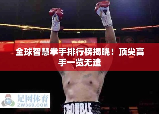 全球智慧拳手排行榜揭晓！顶尖高手一览无遗