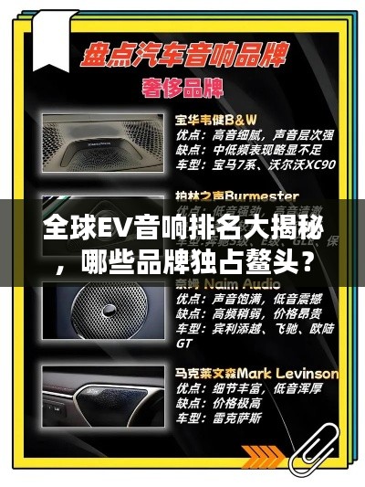 全球EV音响排名大揭秘，哪些品牌独占鳌头？